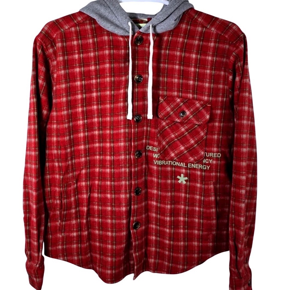 Supervsn Studios Hooded Overshirt Heavyweigh Size Wool Outer She'll